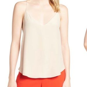 Habitual slit back cami. NWT. Champagne. XSmall